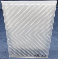 Paper Studio Embossing Folder Diagonal Point