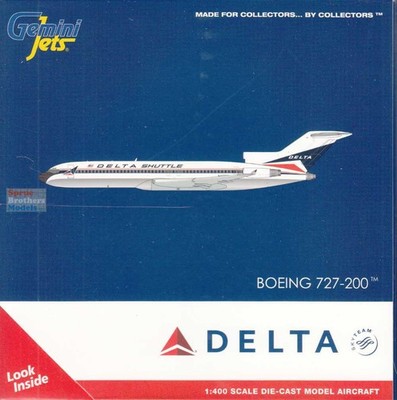 GEMGJ2375 1:400 Gemini Jets Delta Shuttle B727-200 Reg #N413DA | eBay