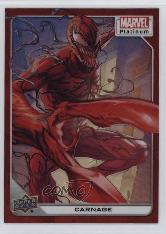2023 Upper Deck Marvel Platinum Red Rainbow Carnage #74 05k6