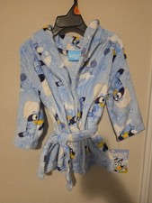 Bluey Bath Robe With Belt SIZE 2T 