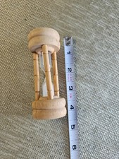 Norpro 3 Minute Glass Timer with Wood Base, 4...