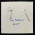 Vintage Jimmy Patterson Navajo Sleeping Beauty Turquoise & Sterling Earrings NOS — photo 4