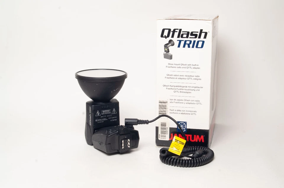 Tested Minty Quantum Qflash Trio QF8N w box Flash for Nikon - Image 3 of 4