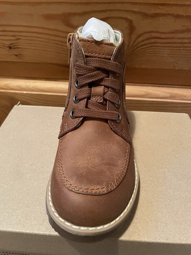Clarks Boots Boys Casual Ankle Boots size 8.5 G Heath Lace New with box - Picture 6 of 21