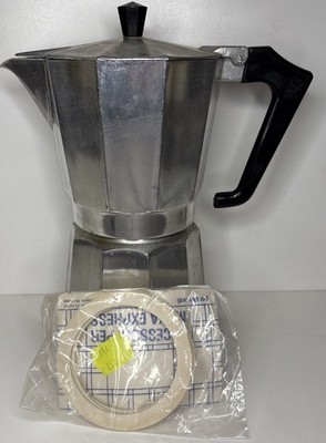 Alter Espresso Kocher - Inkl. 3 Dichtungen - Vintage