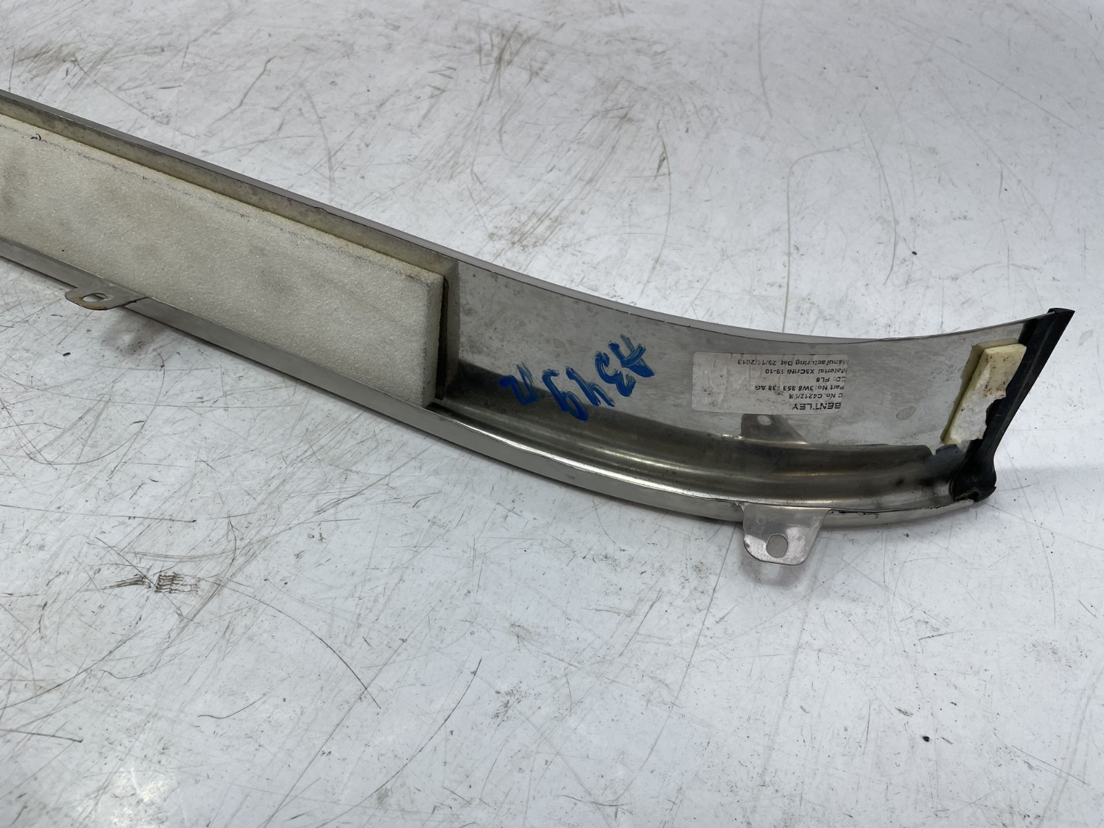 ✅ 03-17 OEM Bentley Continental GT Coupe Right Passenger Door Sill Step Plate *