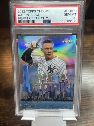 2022 Topps Chrome - Heart of the City Aaron Judge #HOC-13 PSA 10