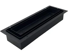 FITTES Flush Floor Vent [Luxe] 3 x 10 - Black