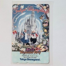 1995 Tokyo Disneyland Alice's Wonderland Party Phone Card Japan Disney Unused