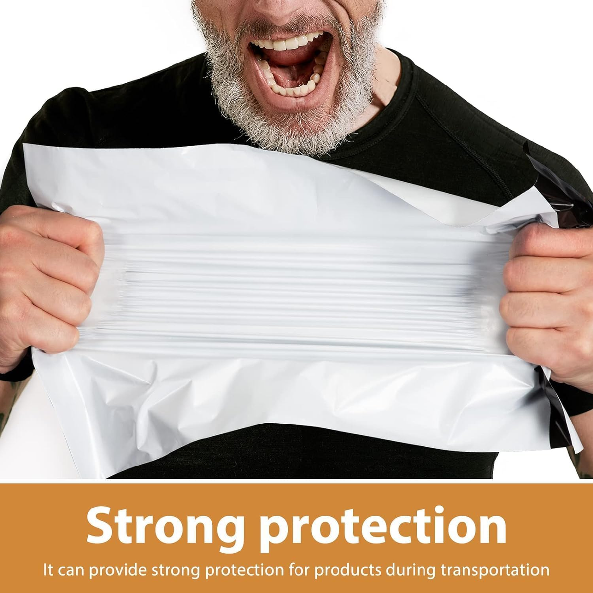 Metronic Poly Mailers 24x24 Cm – 100 Buste Di Spedizione Grandi – Resistenti E Impermeabili