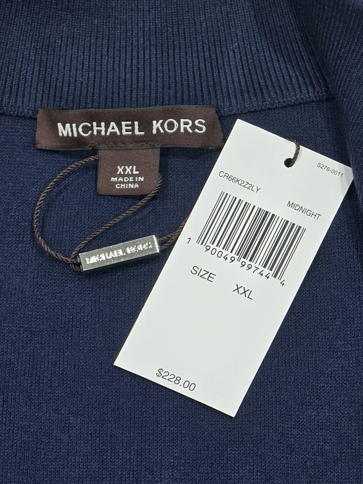 New with tags Mens Michael Kors Navy Blue Insulated Quilted Vest Jacket XXL - Image 3 of 4