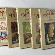 CORSO DI PITTURA teoria e pratica 5 volumi ed deagostini 1984