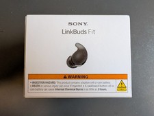 Sony LinkBuds Fit True Wireless Noise-Canceling Earbuds Black, WF-LS910N/BZ