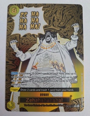 Zehahahahaha! (Alternate Art) OP16-116 The Time of Battle Foil