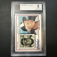 EARL WEAVER 1978 TOPPS BASEBALL CARD #211 BVG 8 NEAR MINT TO MINT GRADED HOF MLB