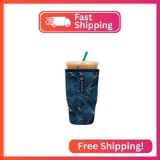 Sok It JavaSok Iced Coffee  Cold Soda Insulated Neoprene Cup Sleeve Midnight H