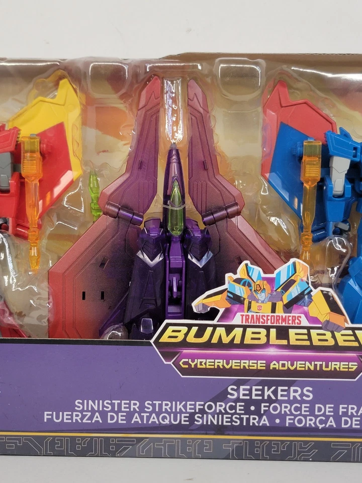 Transformers Bumblebee Cyberverse Adventures Seekers Sinister Strike Force 4-pck - Image 4 of 4