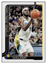 Jarace Walker 2025-26 Topps #50 Indiana Pacers NBA *315