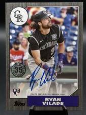 2022 Topps Series 2 1987 #87BA-RV Ryan Vilade - Black Rookie Auto (RC) /199