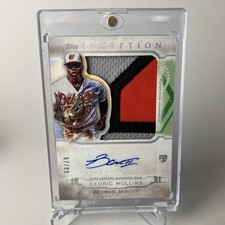 2019 Topps Inception /99 Cedric Mullins #IAJ-CM RPA Rookie Jumbo Patch Auto RC