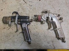 Lot Of 2 Spray Guns Sharpe 775 & Binks Model 7 Paint Sprayer Air Compressor