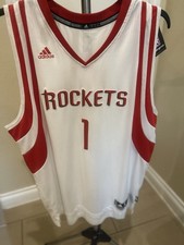Men’s Adidas Houston Rockets Trevor Ariza # 1 Jersey White Size 2XL Swingman NBA