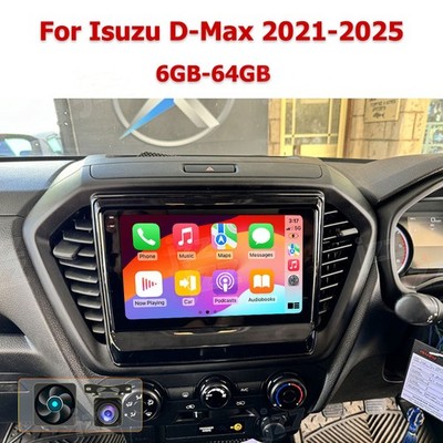 6-64GB wireless CarPlay Auto Car Headset Upgrade Kit for Isuzu D-Max 2021-2025