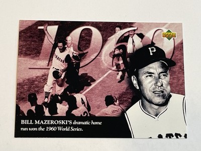 1994 Upper Deck All-Time Heroes Baseball #118 - Bill Mazeroski - Pirates