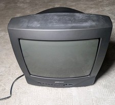 Vintage Daewoo 13" Color Retro Gaming TV DTQ-13V1FC CRT With Remote WORKS GREAT