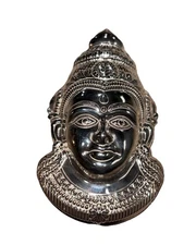 AMKL Silver Coated Laxmi Mukhota Decor  For Home Gift 