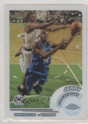 2002-03 Topps Chrome White Border Refractor /249 Jerry Stackhouse #19 is2