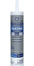 3 Pack GE GE012A All Purpose Silicone 1 Sealant Caulk, 10.1oz, Clear