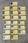 LOT (21) Teenage Mutant Ninja Turtles Vintage Action Figure Bio File Cards