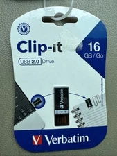 Verbatim Americas Llc 43951 Clip-It Usb Flash Drive 16Gb Black