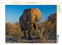 Calvendo Puzzle Elefant In Etosha | 1000 Teile Lege-GrößE 64 × 48 Cm Foto-Puzzle