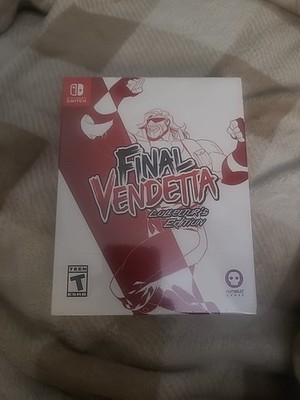 Final Vendetta - Nintendo Switch Collector s Edition - Limited Run Games BNIB