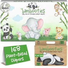 Bamboo Baby Diapers, Totally Chlorine Free for Sensitive Skin for Newborns to...