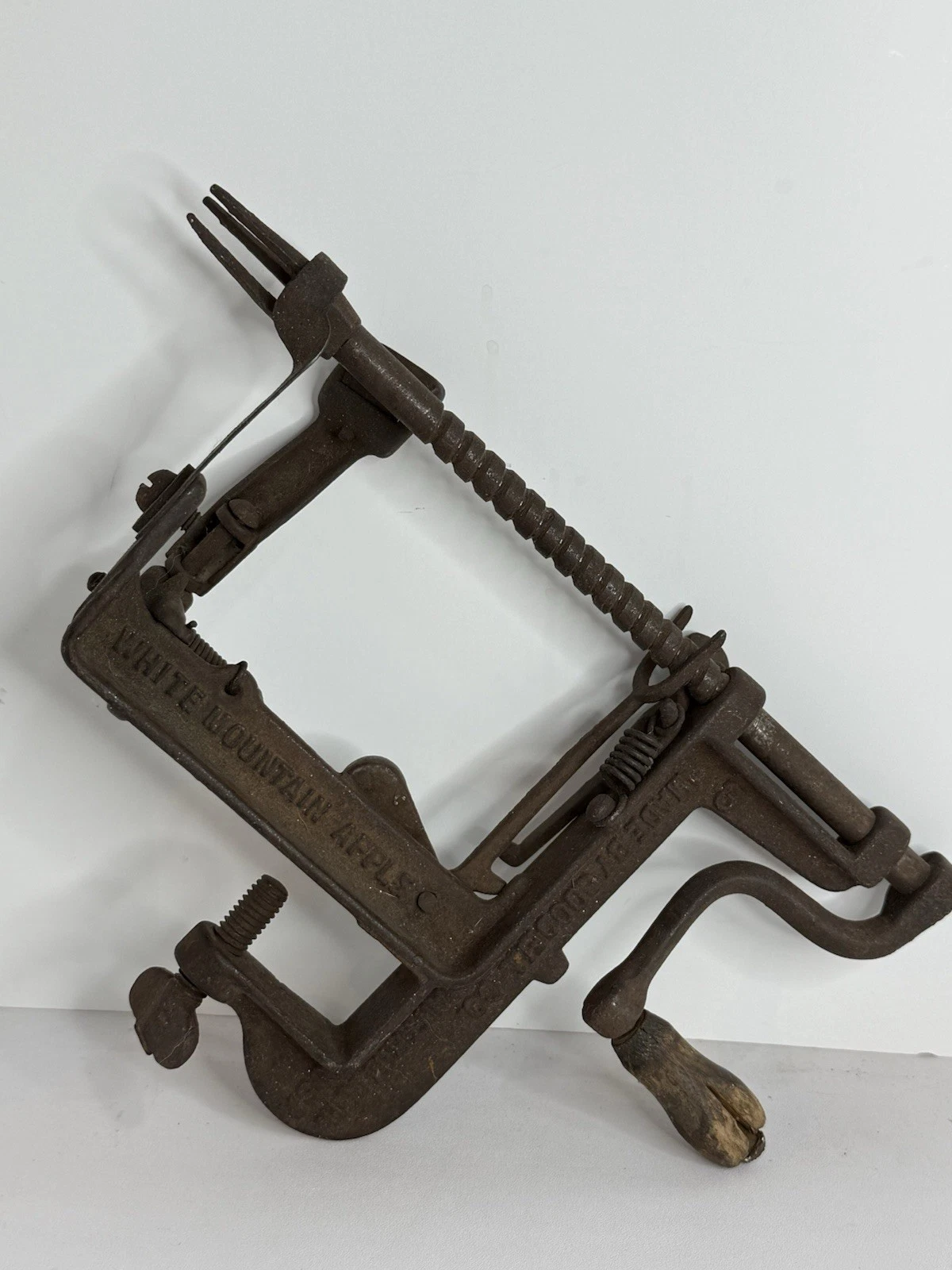 Antique White Mountain Apple Peeler Goodell Co Antrim NH Cast Iron