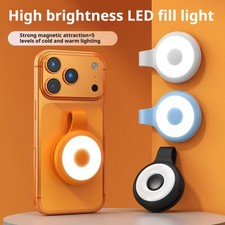 Magnetic Phone Light Portable LED Selfie Fill Light Rechargeable Multiuse WXN