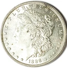 1888 $1 Morgan Silver One Dollar US Coin Philadelphia AU