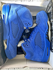 Air Jordan 5 Retro Blue Suede - US Men's Size 15