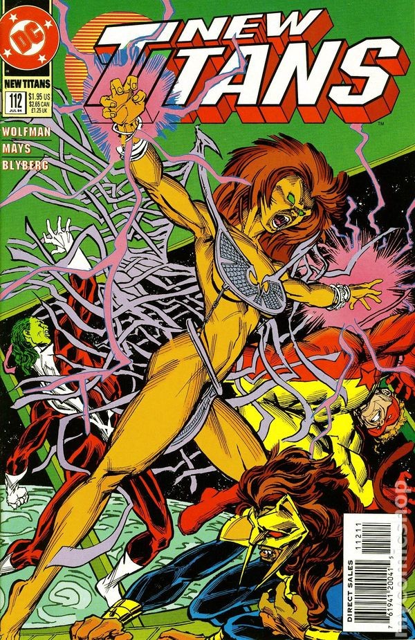 New Teen Titans New Titans #112 FN 1994 Stock Image