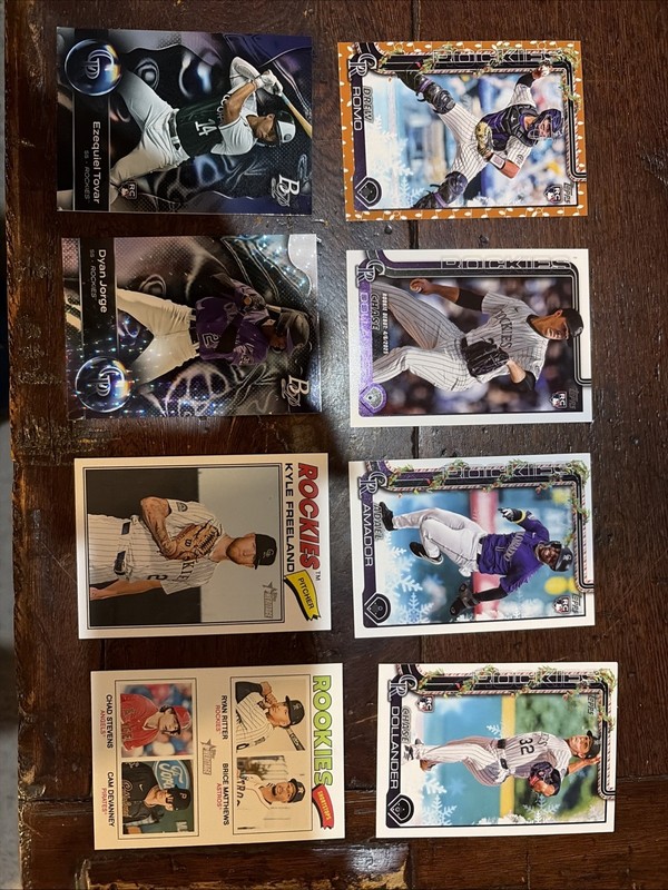 Rockies Cards Lot
