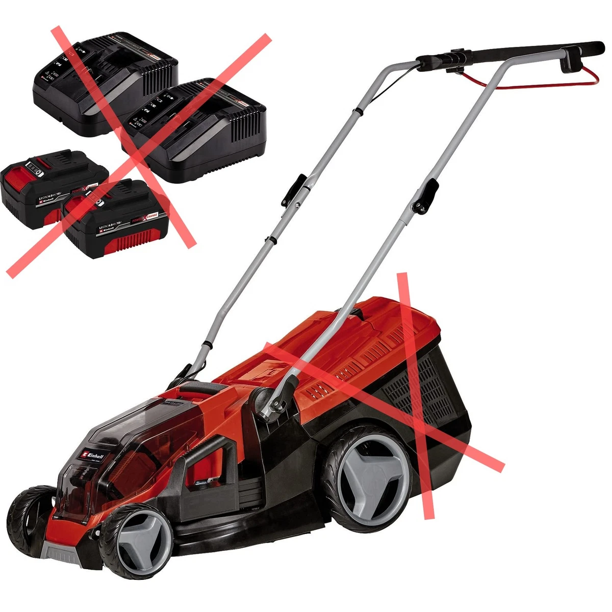 CORTACÉSPED A BATERÍA Einhell GE-CM 36/36 Li 2×4,0 Ah DESCRIPCIÓN