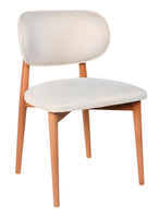 Exklusiver WeißEr Lehnstuhl Edle KüChenstüHle Designer TextilstüHle