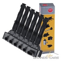 6X NGK ZÜNdspule ZÜNdmodul FÜR Porsche 911 996 BJ 97-05 3.4 3.6 Carrera 3.6 GT3