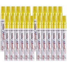 Overseas Yellow Paint Pens Permanent Markers 24 Pcs, Oil Based Paint Markers ...