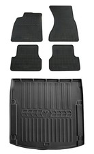 Gummi Fußmatten Kofferraumwanne für Audi A6 C7 2011-2018 Limousine Gummimatten
