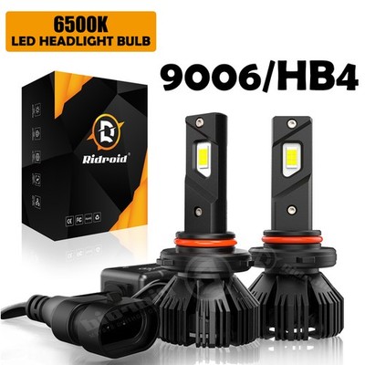 Pair 9006 HB4 LED Bulbs for Low Beam Headlight 6500K 88000LM White Super Bright