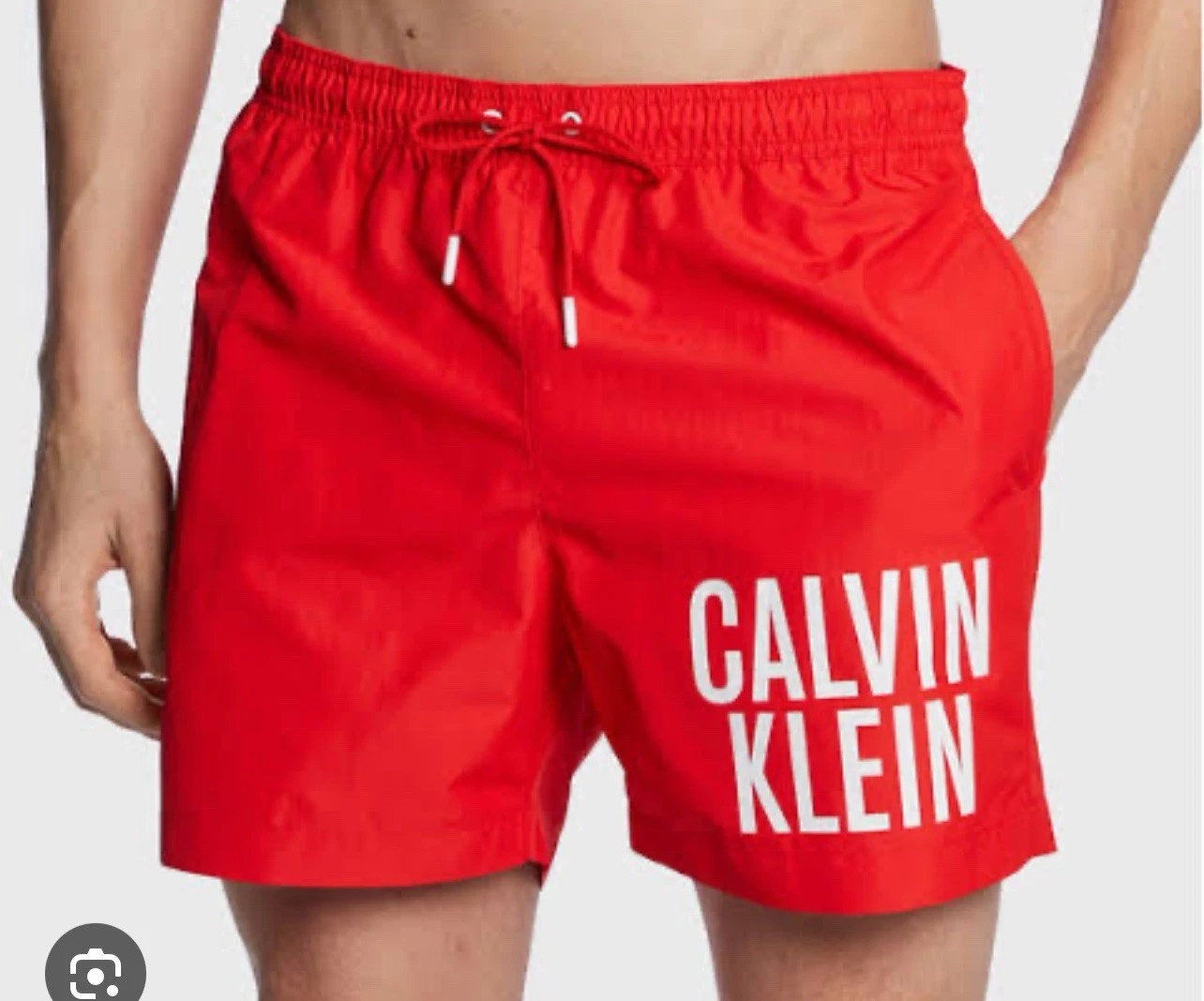 Red Calvin Klein Shorts Bnwt Medium